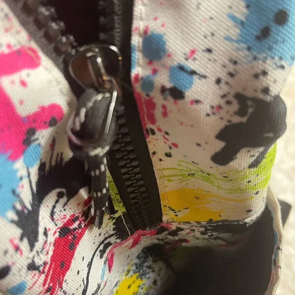 Airwalk Graffiti Spray Paint multi color laptop medium backpack